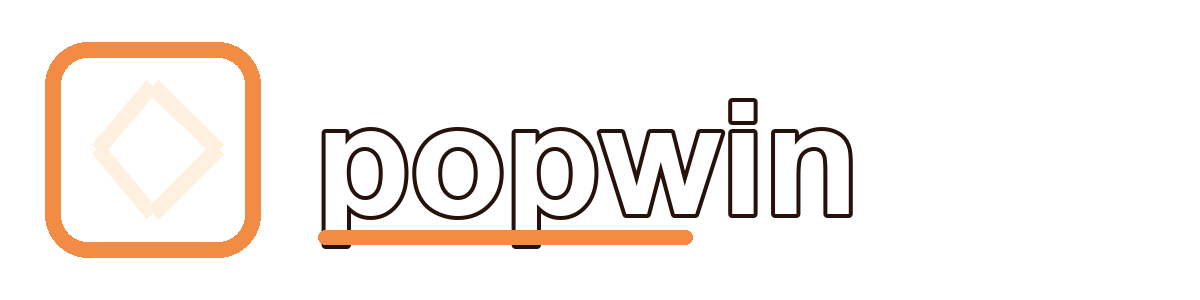 popwin official website logo secondary placement 2